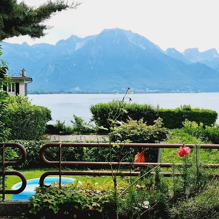 Apartamento Lovely 3-Bed Apartment In Veytaux
