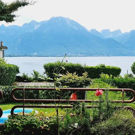 Apartamento Lovely 3-Bed Apartment In Veytaux Veytaux