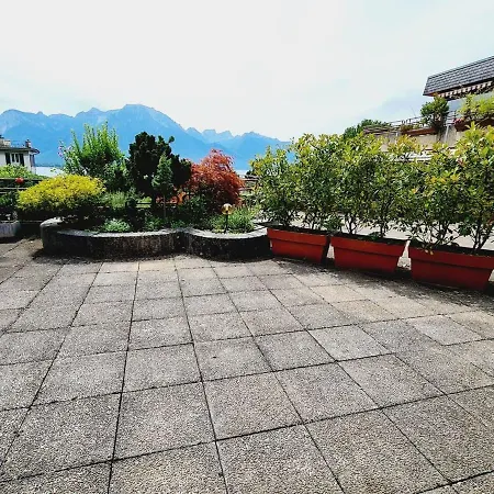 Daire Lovely 3-Bed Apartment In Veytaux Veytaux